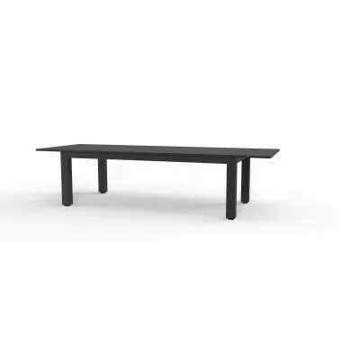 Sunset West Redondo 90"-120" Extension Table - Front Side Angle