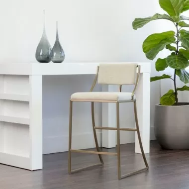 Sunpan Makena Counterstool Monument Oatmeal - Lifestyle