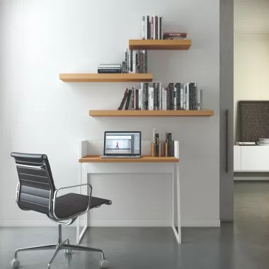 TemaHome Balda 120 Cm Hanging Wall Shelf in Oak - Lifestyle