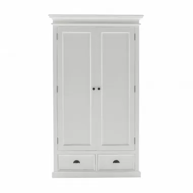 Nova Solo Halifax Wardrobe, with 2 Doors - Front Angle 