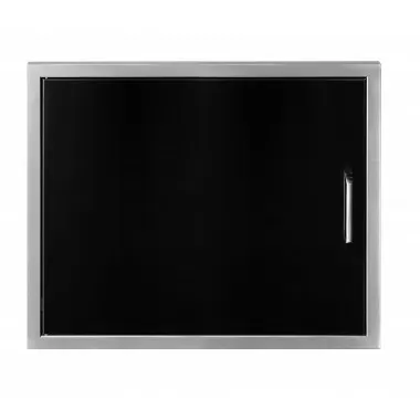 Wildfire Outdoor Living Horizontal Single Door 27” X 20” 304 Black SS
