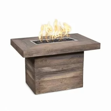 he Outdoor Plus 36" Alberta Fire Pit Wood Grain Concrete