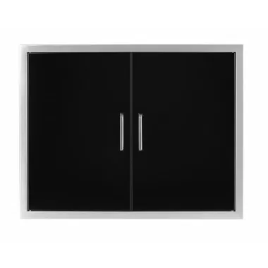 Wildfire Outdoor Living Double Door 30” X 24” 304 Black SS