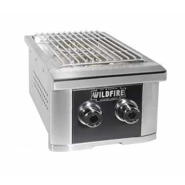 Wildfire Ranch Double Side Burner 304 SS Propane/Natural Gas - Angled