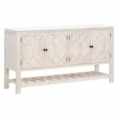 Essentials For Living Willow Media Sideboard - Front Side Angle