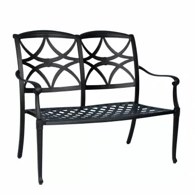 Woodard Wiltshire Bench with Optional Cushion - Stackable
