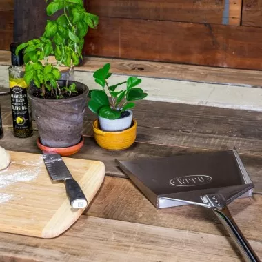 WPPO Ovens Ash Shovel for Wood-Fired Ovens - Lifestyle