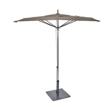 Woodard Canopi Grace 9' Square Flat Umbrella with Sunbrella Marine Fabric - Front