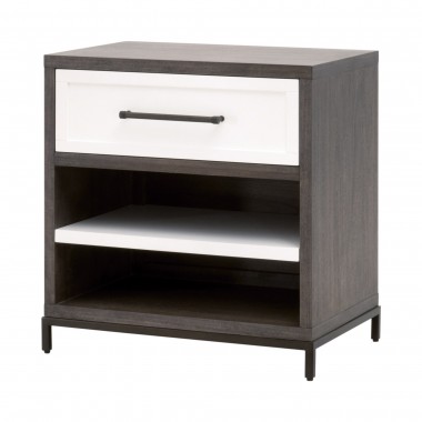 Essentials For Living Wrenn 1-Drawer Nightstand - Front Side Angle