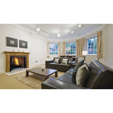 Superior Fireplaces 50" Fireplace With White Stacked/Herringbone Refractory Panels