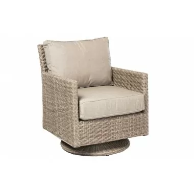 Alfresco Home Cornwall Deep Seating Swivel Glider - Back Side Angle