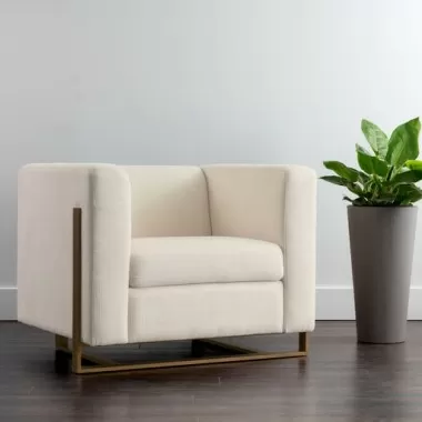 Sunpan Penley Armchair - Zenith Alabaster - Lifestyle
