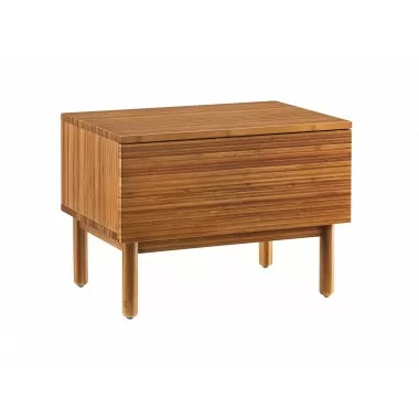 Greenington Ventura 1 Drawer Nightstand - Front Side Angle