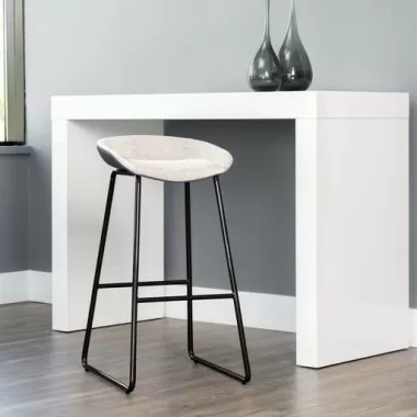 Sunpan Skylar Barstool - Polo Club Stone / Dillon Thunder - Lifestyle