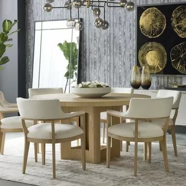 Sunpan Elma Dining Table 60'' in Natural - Lifestyle