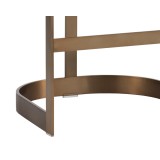 Sunpan Beaumont Barstool in Antique Brass And Cantina Black - Frame