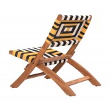Zuo Modern Sunbeam Lounge Chair Multicolor - Back Angled