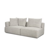 Mercana Warner Gray 2 Piece Long Sofa Set 2