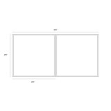 Sunpan Pick Up Sticks (set of 2) - 48" x 48" - Gold Floater Frame 1