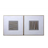 Sunpan Pick Up Sticks (set of 2) - 48" x 48" - Gold Floater Frame