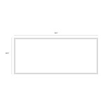 Sunpan Desert Sands - 72" x 30" - Gold Floater Frame