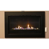  Sierra Flame Boston-36 - Builders Linear Gas Fireplace - Front