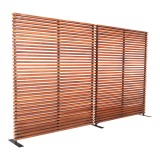 Moe's Home Collection Damani Screen - Brown - Front Side Angle