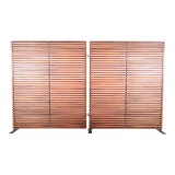 Moe's Home Collection Damani Screen - Brown - Front Angle