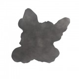 Sunpan Lynx Coffee Table in Antique Grey - Top Angle