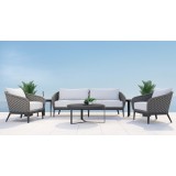 Marbella Club Chair in Echo Ash, No Welt - Lifestyle