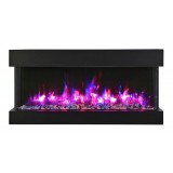 Remii 30" 3 Sided Electric Fireplace - Blue Mix 
