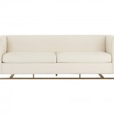 Sunpan Penley Sofa - Zenith Alabaster - Front Angle