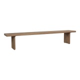 Moe's Home Collection Koshi Bench - Front Side Angle