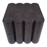 Moe's Home Collection PUNYO PUNYO ACCENT TABLE ESPRESSO BROWN - Top Front Angle 