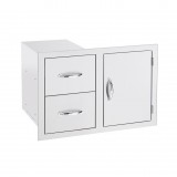 Summerset Grills 36" 2-Drawer and Access Door Combo