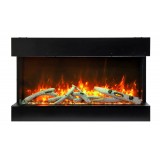 Remii 30" 3 Sided Electric Fireplace - Birch 3