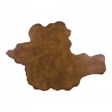 Sunpan Lynx Coffee Table in Antique Bronze - Top Angle