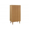 Greenington Sienna Five Drawer High Chest, Caramelized - Back Side Angle