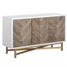 Sunpan Oakley Sideboard - Front Side Angle
