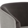 Sunpan Sheva Lounge Chair Erndst Sandstone-Meg Ash - Closeup Top Angle