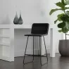 Sunpan Jovanah Counter Stool in Bravo Black - Set of Two - Lifestyle - Sunpan Jovanah Counter Stool in Bravo Black - Set of Two - Lifestyle