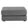 Sunpan Harmony Modular in Ottoman - Danny Dark Grey - Front Angle