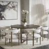 Sunpan Mae Dining Armchair - Ernst Sandstone / Ernst Silverstone - Lifestyle