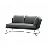 Cane-Line Horizon 2-Seater Sofa, Left Module Grey - Cane-Line Horizon 2-Seater Sofa, Left Module Grey