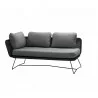 Cane-Line Horizon 2-Seater Sofa, Grey - Cane-Line Horizon 2-Seater Sofa, Grey