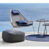 Cane-Line-Breeze-Highback-Chair Grey with cushion