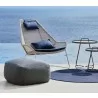 Cane-Line Breeze Highback Chair & Footstool set - Cane-Line Breeze Highback Chair & Footstool set
