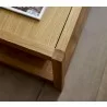 Cane-Line Scale Coffee Table Large Top Corner View - Cane-Line Scale Coffee Table Large Top Corner View