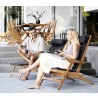 Cane-Line Flip Deck Chair Cushion Set Outdoor View