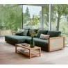 Cane-Line Scale Armrest Left Oak Side View - Cane-Line Scale Armrest Left Oak Side View